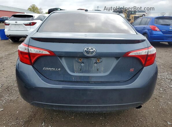2T1BURHE4GC645574 2016 TOYOTA COROLLA Blue უკანა ხედი