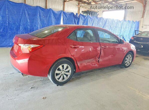 2T1BURHE4GC646191 2016 TOYOTA COROLLA Red უკანა მარჯვენა