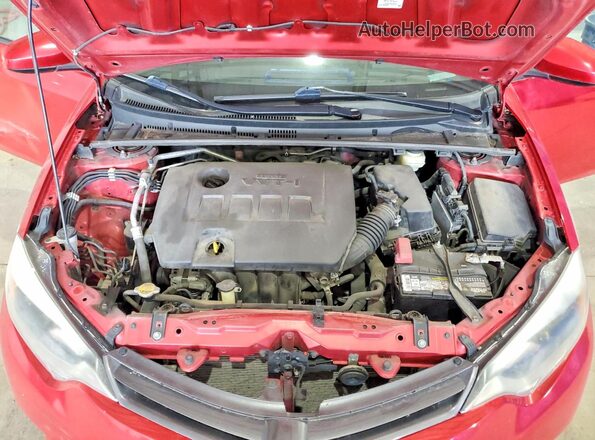 2T1BURHE4GC646191 2016 TOYOTA COROLLA Red უკანა სალონის ხედი