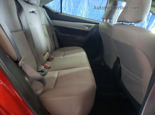 2T1BURHE4GC646191 2016 TOYOTA COROLLA Red უკანა სავარძლების ხედი