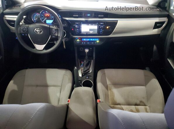 2T1BURHE4GC646191 2016 TOYOTA COROLLA Red წინა პანელის ხედი