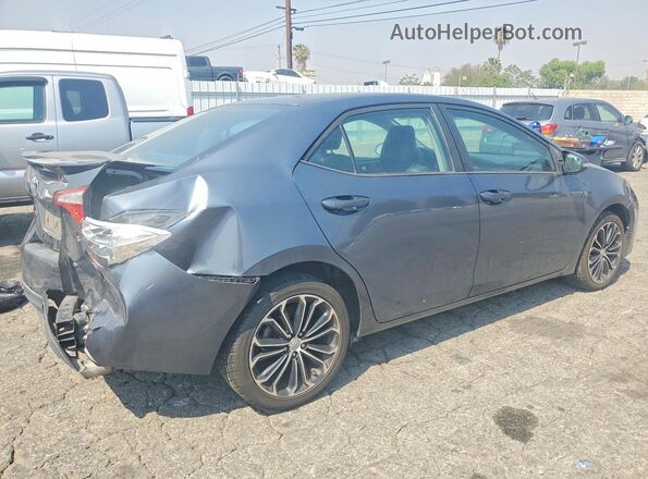 2T1BURHE4GC663993 2016 TOYOTA COROLLA Gray Trasero derecho