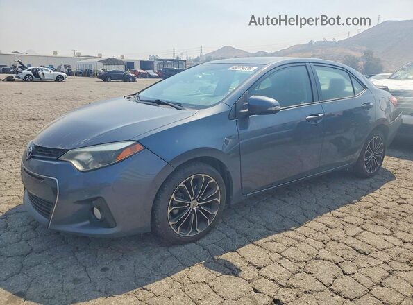 2T1BURHE4GC663993 2016 TOYOTA COROLLA Gray Vista tres cuartos delantera izquierda