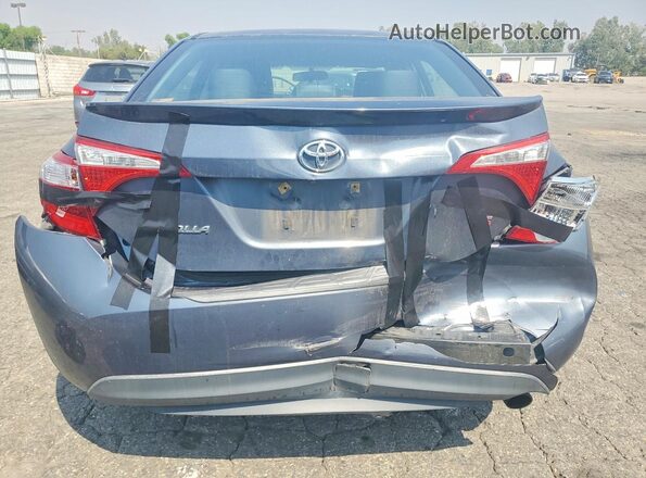 2T1BURHE4GC663993 2016 TOYOTA COROLLA Gray Vista trasera