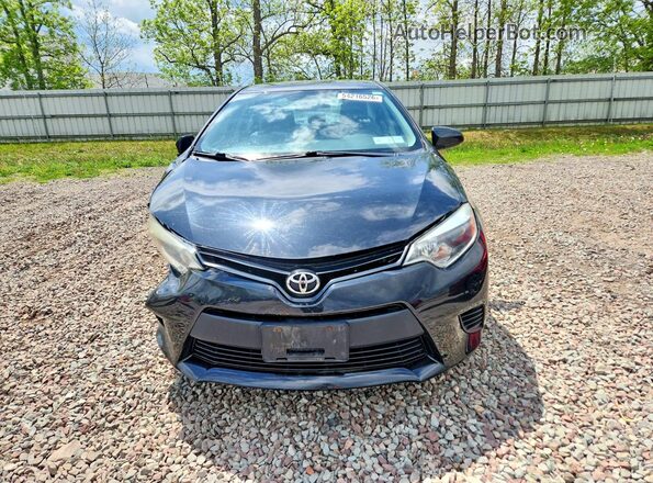 2T1BURHE4GC677778 2016 TOYOTA COROLLA Black Вид спереду