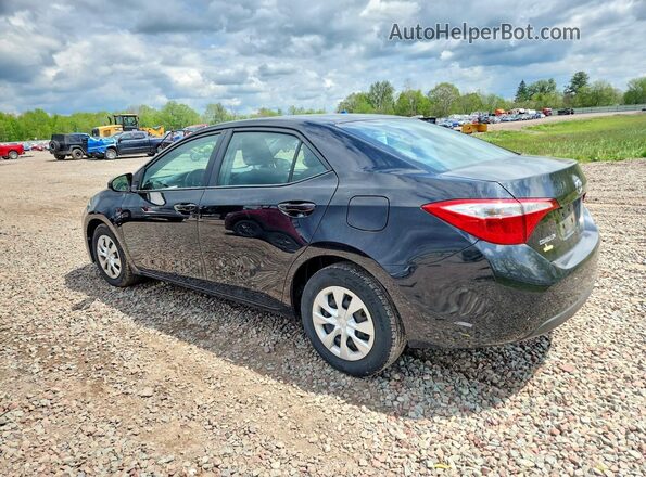 2T1BURHE4GC677778 2016 TOYOTA COROLLA Black Задня ліва чверть