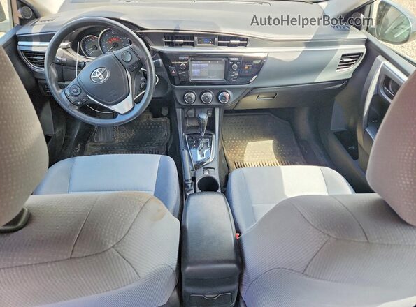 2T1BURHE4GC677778 2016 TOYOTA COROLLA Black Вид панелі приладів