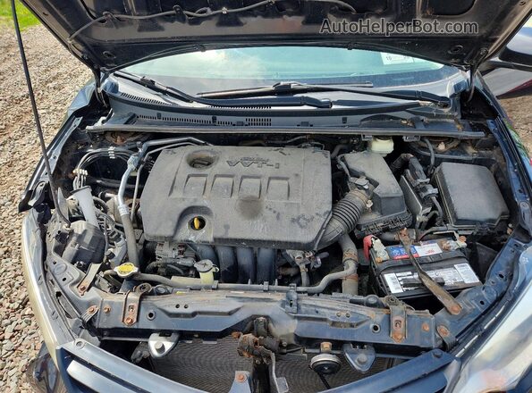 2T1BURHE4GC677778 2016 TOYOTA COROLLA Black Вид задньої частини салону