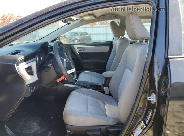 2T1BURHE4GC695519 2016 TOYOTA COROLLA Черный Вид салона спереди