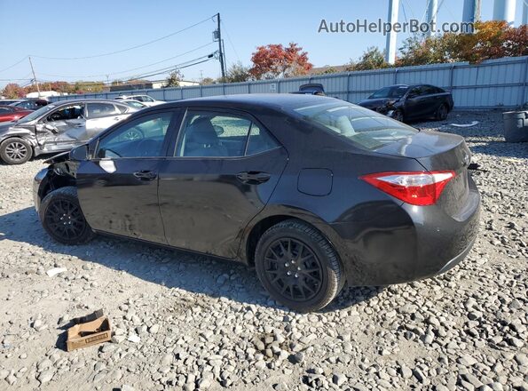 2T1BURHE4GC695519 2016 TOYOTA COROLLA Черный Задняя левая четверть