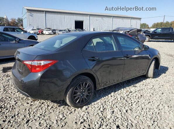 2T1BURHE4GC695519 2016 TOYOTA COROLLA Черный Задняя правая четверть