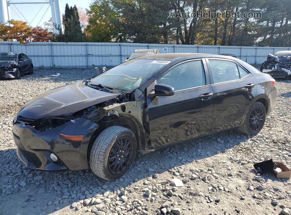 2T1BURHE4GC695519 2016 TOYOTA COROLLA Черный Передняя левая четверть