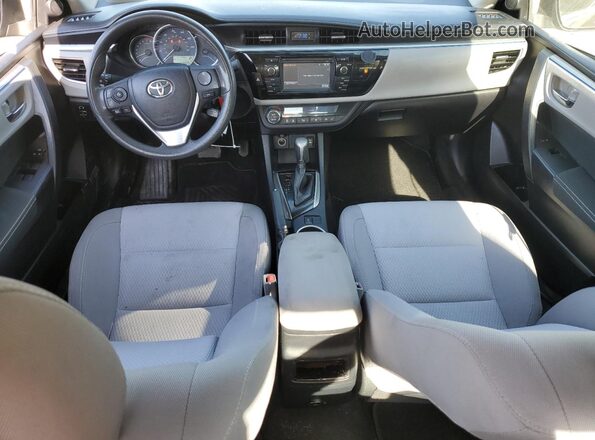 2T1BURHE4GC695519 2016 TOYOTA COROLLA Черный Вид панели приборов