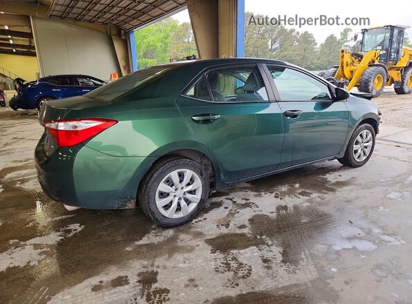 2T1BURHE4GC743312 2016 TOYOTA COROLLA Green უკანა მარჯვენა
