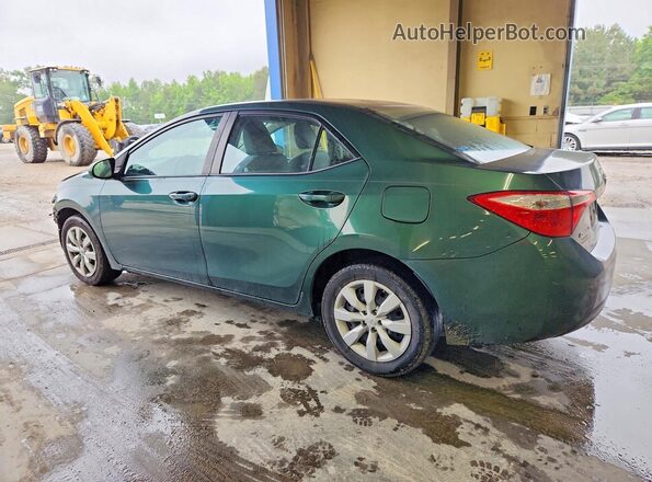 2T1BURHE4GC743312 2016 TOYOTA COROLLA Green უკანა მარცხენა