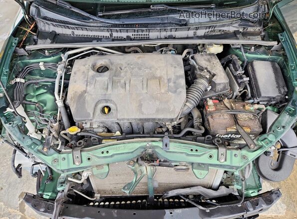 2T1BURHE4GC743312 2016 TOYOTA COROLLA Green უკანა სალონის ხედი