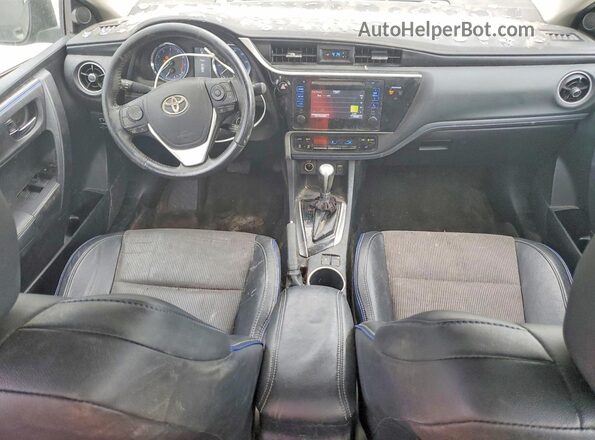 2T1BURHE4HC769667 2017 TOYOTA COROLLA Black Առջևի վահանակի տեսք