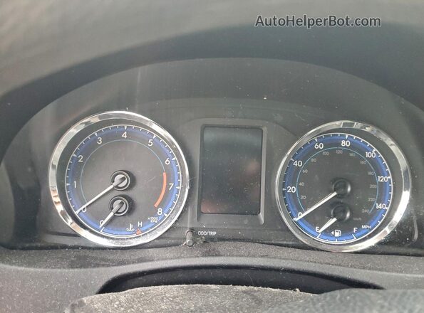 2T1BURHE4HC892711 2017 TOYOTA LL White Instrument cluster view