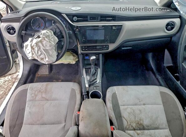 2T1BURHE4HC892711 2017 TOYOTA LL White Dashboard view