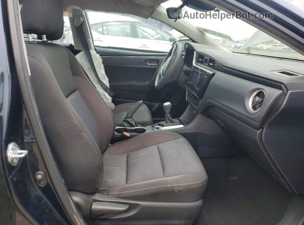 2T1BURHE4HC948923 2017 TOYOTA COROLLA Blue Вид салону спереду