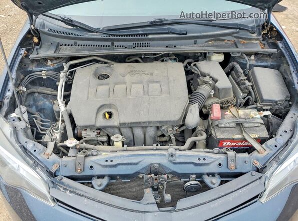 2T1BURHE4HC948923 2017 TOYOTA COROLLA Blue Вид задньої частини салону