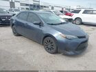 2018 Toyota Corolla Le Gray vin: 2T1BURHE4JC050103