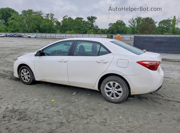 2T1BURHE4KC202432 2019 TOYOTA COROLLA Белый Задняя левая четверть