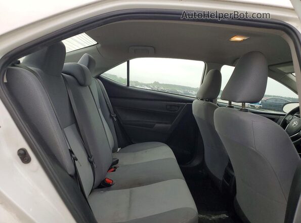 2T1BURHE4KC202432 2019 TOYOTA COROLLA Белый Вид задних сидений