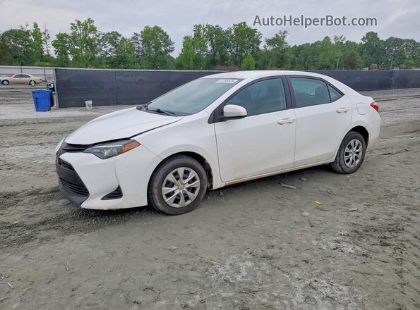2T1BURHE4KC202432 2019 TOYOTA COROLLA Белый Передняя левая четверть