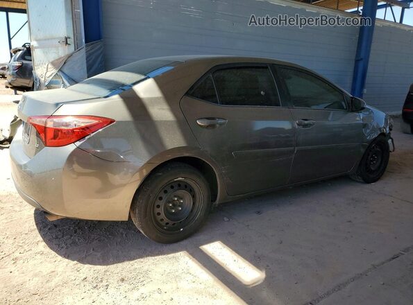 2T1BURHE4KC229274 2019 TOYOTA COROLLA Gray Trasero derecho
