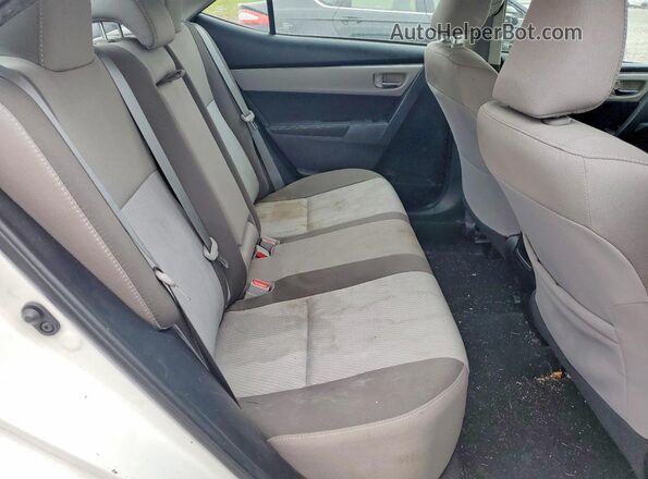 2T1BURHE4KC242512 2019 TOYOTA COROLLA Белый Вид задних сидений