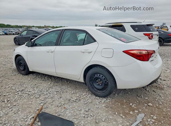 2T1BURHE4KC242512 2019 TOYOTA COROLLA Белый Задняя левая четверть