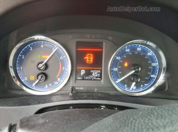 2T1BURHE4KC242512 2019 TOYOTA COROLLA Белый Вид щитка приборов
