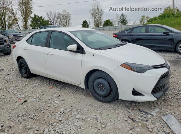 2T1BURHE4KC242512 2019 TOYOTA COROLLA Белый Передняя правая четверть
