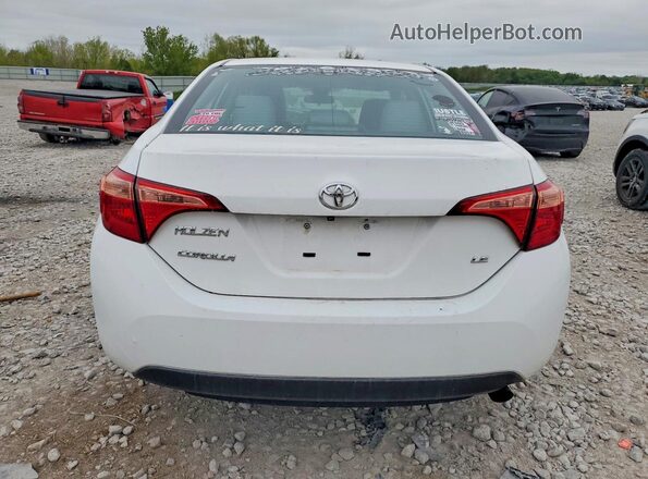 2T1BURHE4KC242512 2019 TOYOTA COROLLA Белый Вид сзади