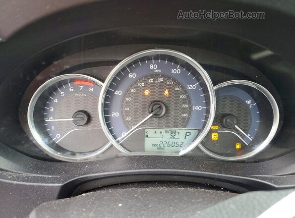 2T1BURHE5GC509373 2016 TOYOTA COROLLA Red Vista del cuadro de instrumentos
