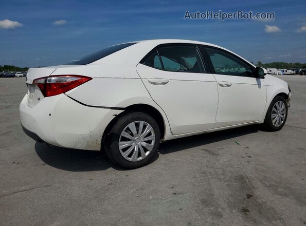 2T1BURHE5GC575843 2016 TOYOTA COROLLA Белый Задняя правая четверть