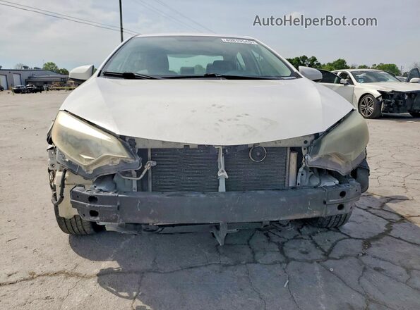 2T1BURHE5GC575843 2016 TOYOTA COROLLA Белый Вид спереди