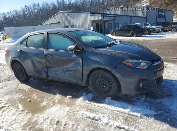 2T1BURHE5GC593601 2016 TOYOTA COROLLA Gray Delantero derecho