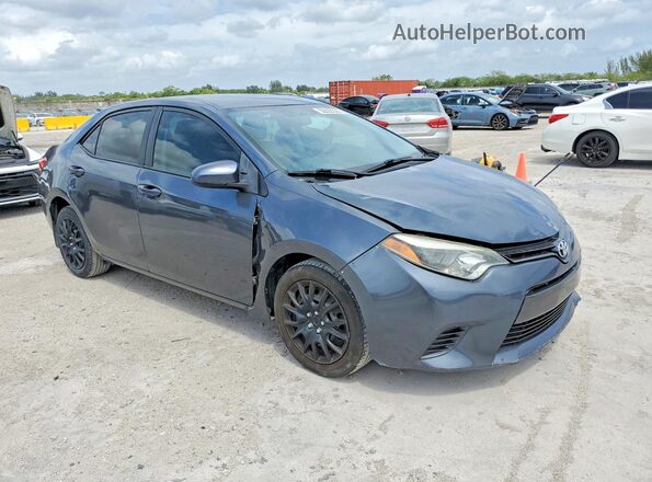 2T1BURHE5GC609814 2016 TOYOTA COROLLA Gray Przód prawy