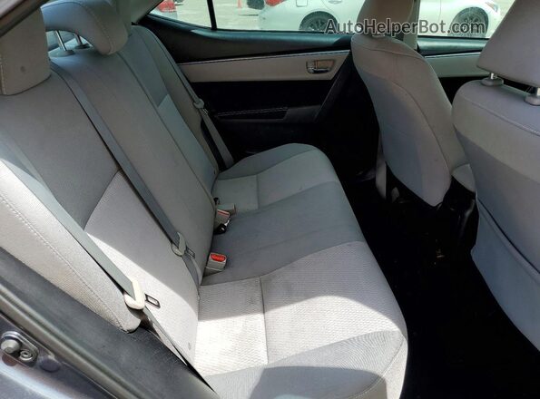 2T1BURHE5GC609814 2016 TOYOTA COROLLA Gray Widok tylnych siedzeń