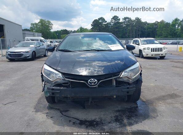 2T1BURHE5GC632137 2016 TOYOTA COROLLA Черный Вид спереди