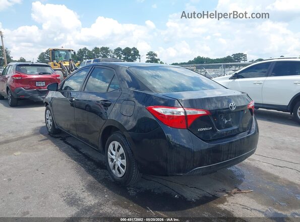 2T1BURHE5GC632137 2016 TOYOTA COROLLA Черный Задняя левая четверть