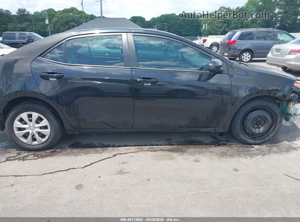 2T1BURHE5GC632137 2016 TOYOTA COROLLA Черный Вид задней части салона