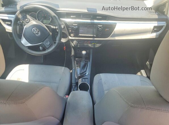 2T1BURHE5GC649262 2016 TOYOTA COROLLA Угольный Вид панели приборов
