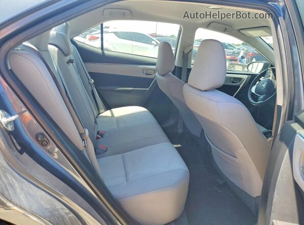 2T1BURHE5GC649262 2016 TOYOTA COROLLA Угольный Вид задних сидений