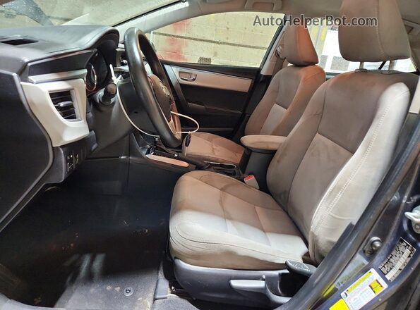 2T1BURHE5GC673027 2016 TOYOTA LL Синий Вид салона спереди