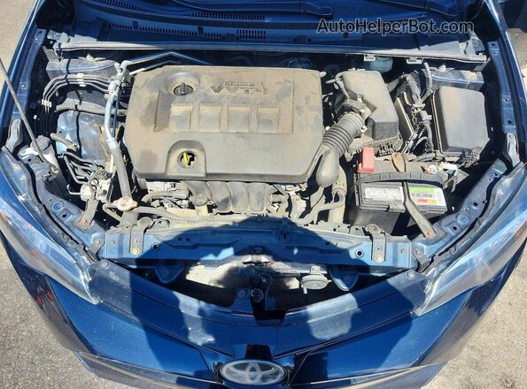2T1BURHE5HC849219 2017 TOYOTA COROLLA Blue უკანა სალონის ხედი