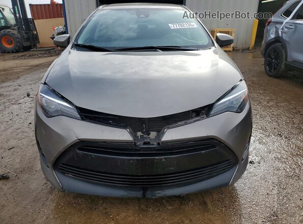 2T1BURHE5HC858051 2017 TOYOTA COROLLA Gray Widok z przodu