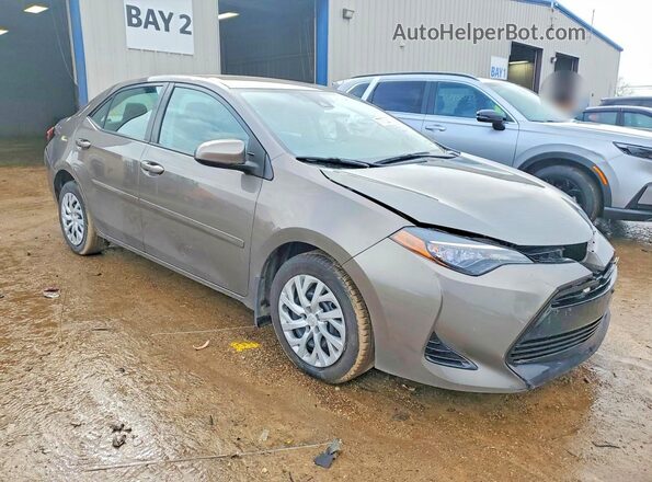2T1BURHE5HC858051 2017 TOYOTA COROLLA Gray Przód prawy